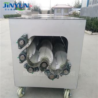 JY-1500全自动火龙果/芋头/红薯毛辊清洗机