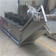 商用中藥材清洗流水線 廚房?jī)舨思庸ぴO(shè)備 全自動(dòng)果蔬氣泡清洗機(jī)